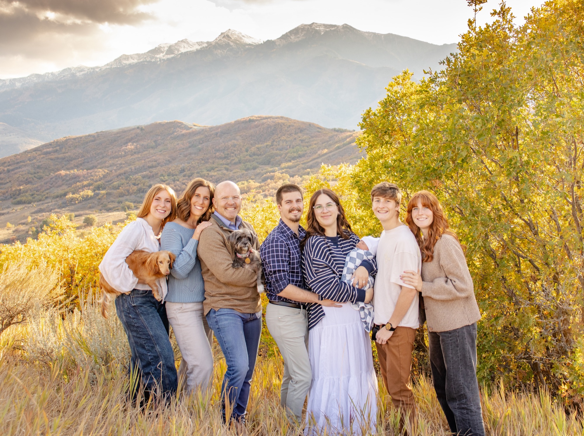 Kent Hyer with his family