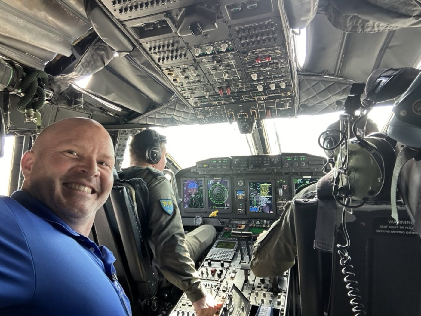 Kent Hyer during Foreign Military Sales work